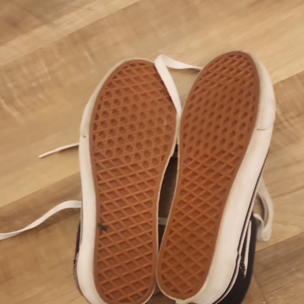 Vans Old Skool Black White Sneakers Classic Side Stripe Skate Shoes - Picture 5 of 7